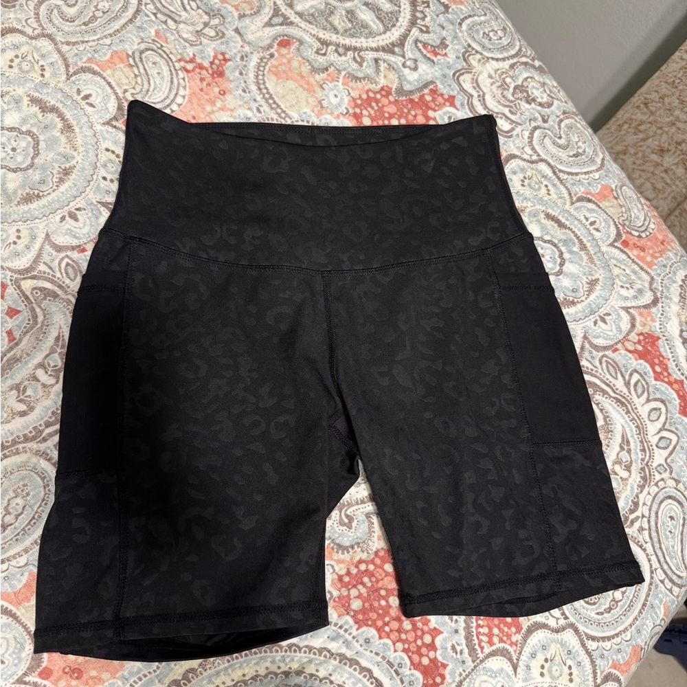 Women's Black High-Waisted Shorts